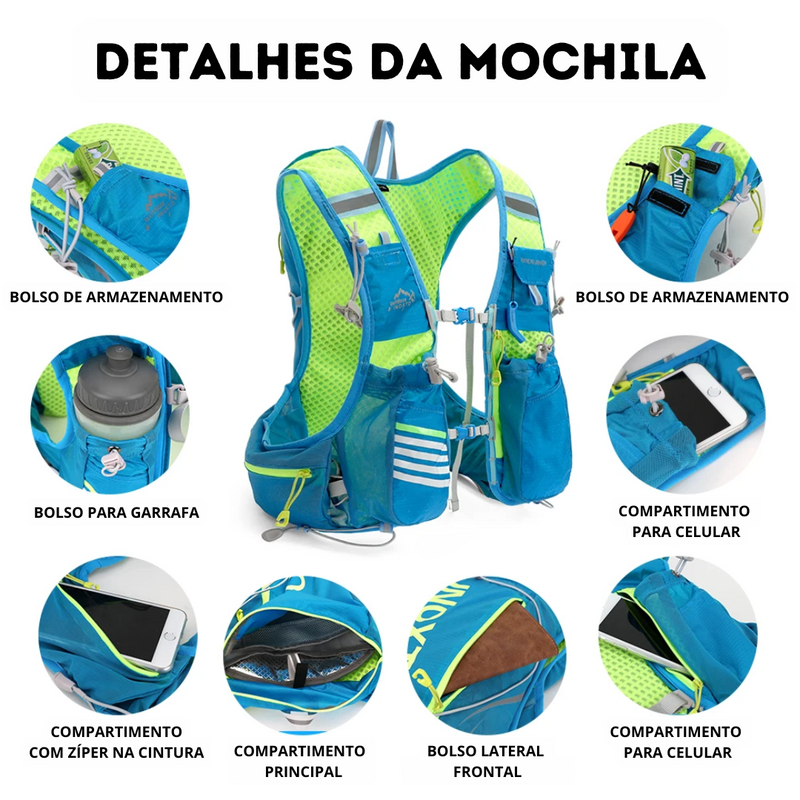 Mochila de Hidratação de Alta Performance INOXTO