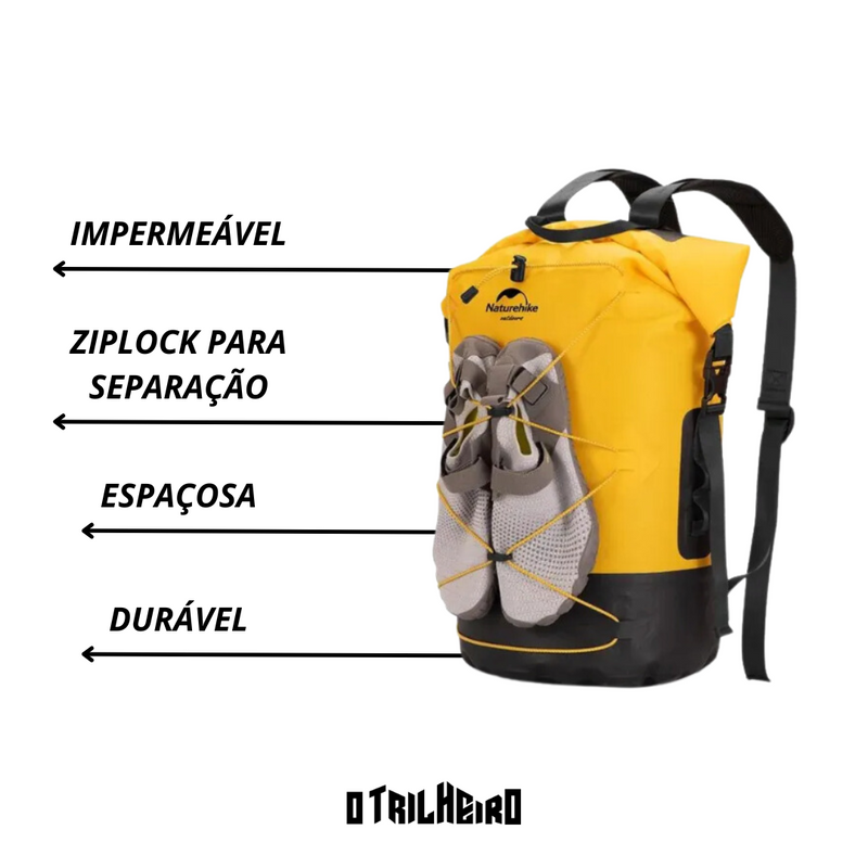 Mochila Naturehike Impermeável Para Caminhadas e Camping